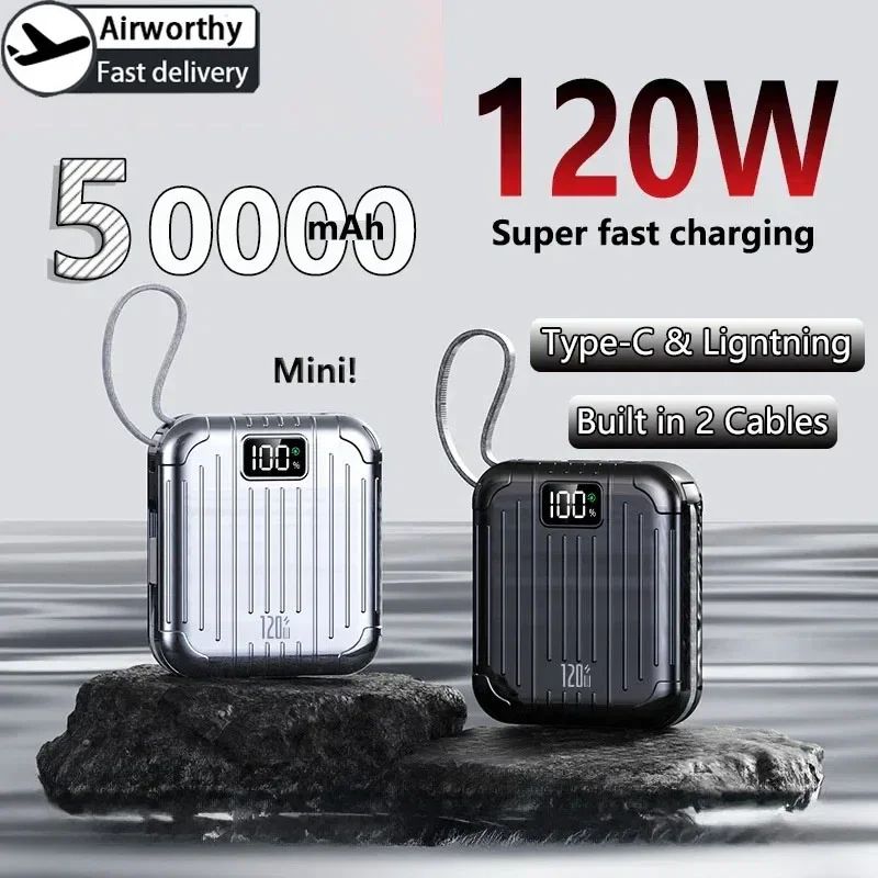 50000mAh Mini compacto conveni - Solar Emergency Charger reseña y precio