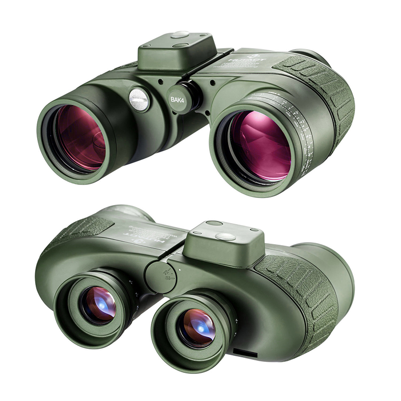 Binoculares marinos 10x50 con  - Compass Lensatic reseña y precio