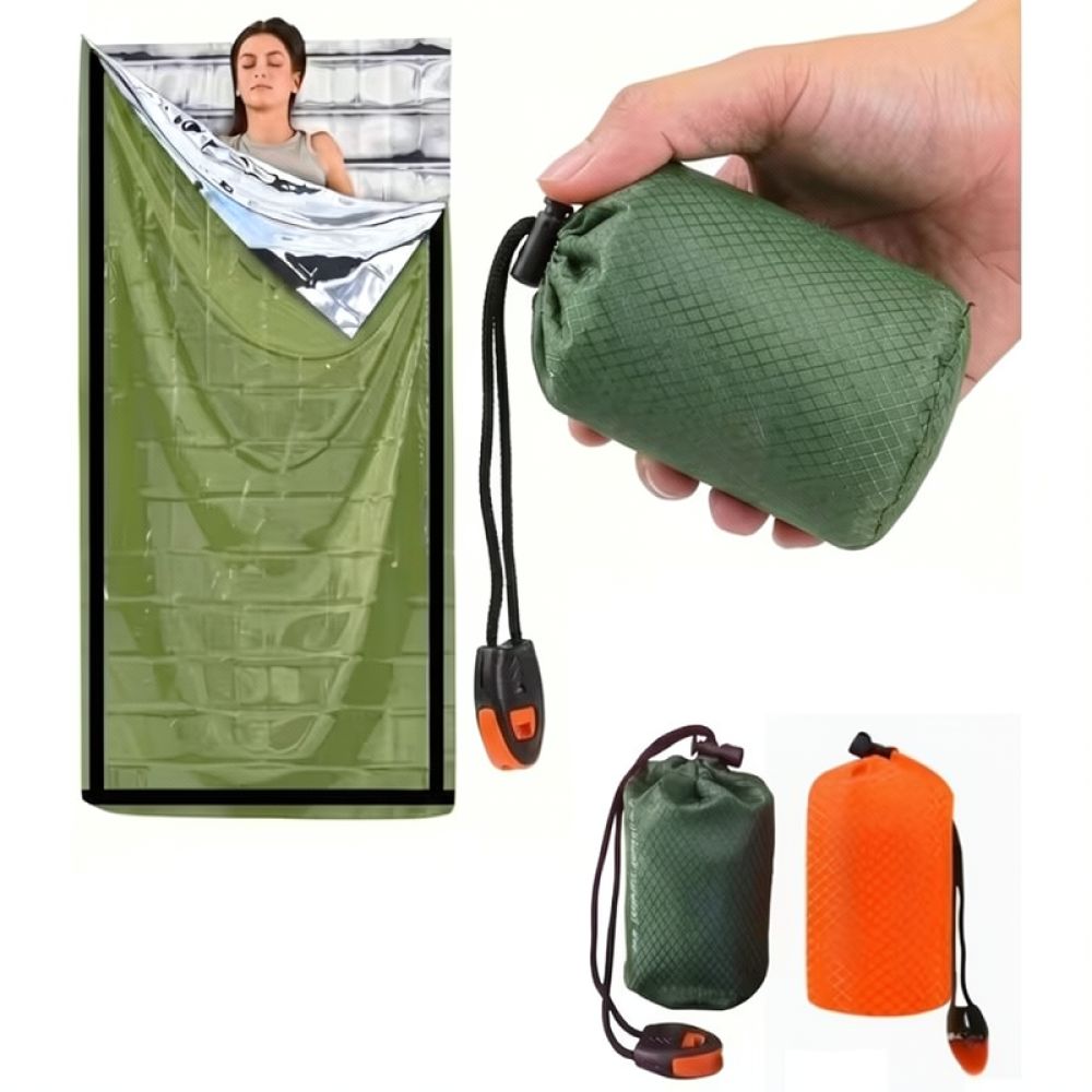Saco de dormir térmico de emer - Survival Blanket Reflective reseña y precio