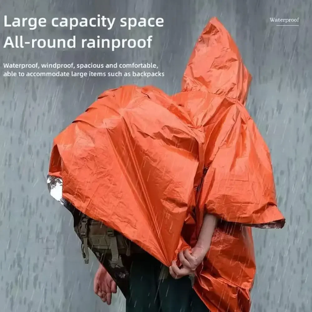 Poncho impermeable y cálido co - Emergency Poncho Rain reseña y precio